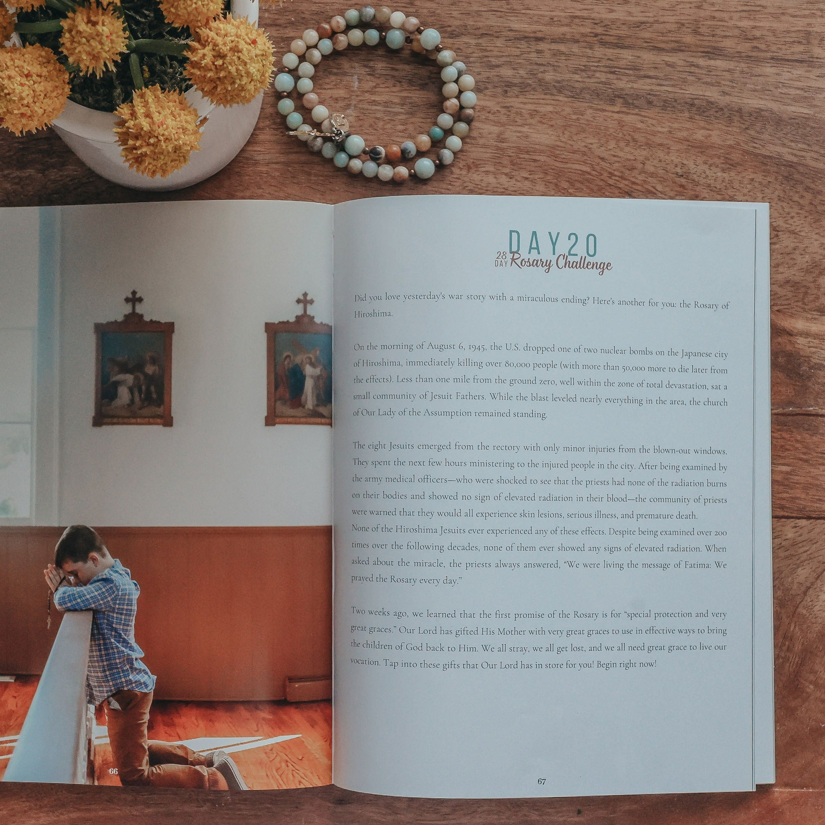 28 Day Rosary Challenge Book