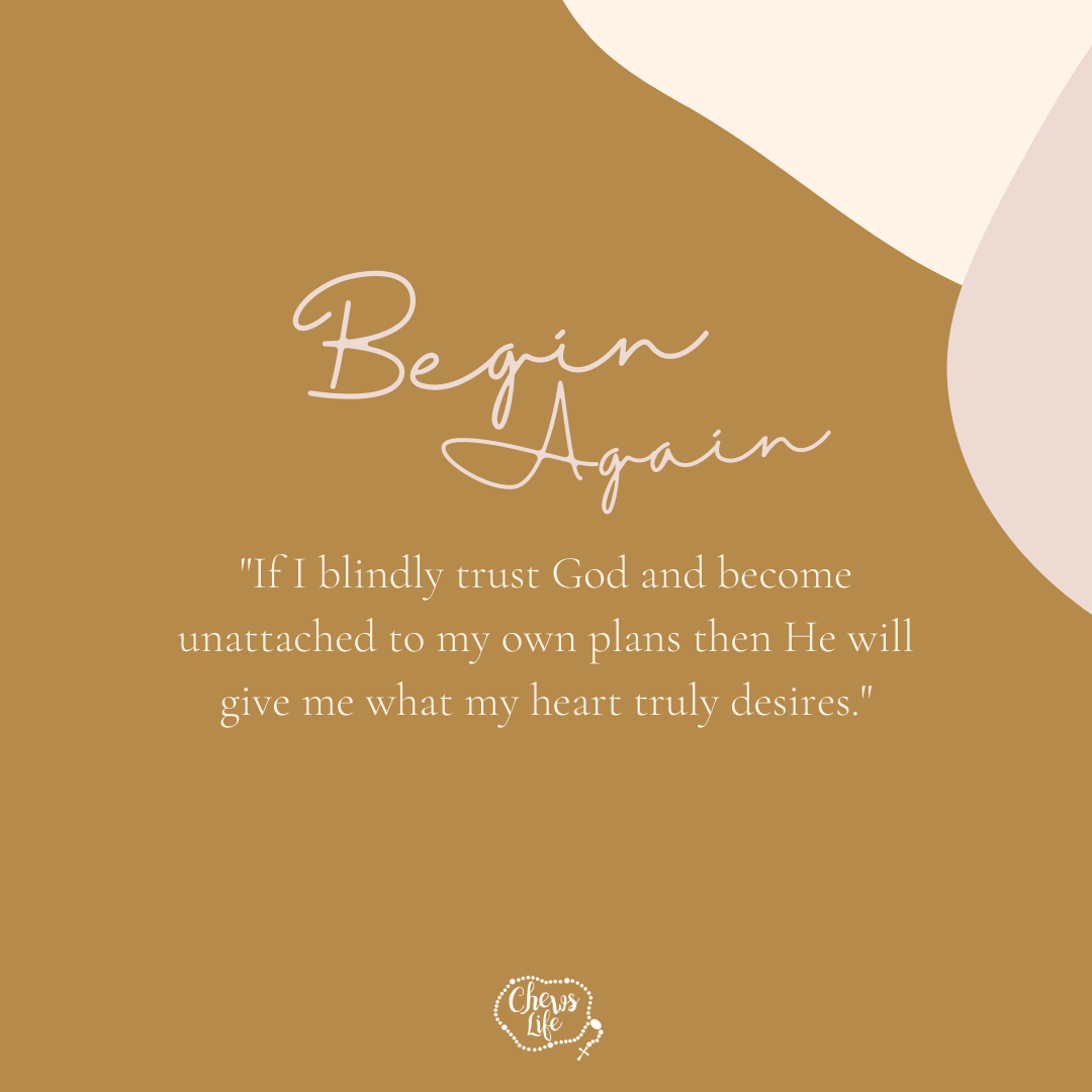 Blessings After Starting Over