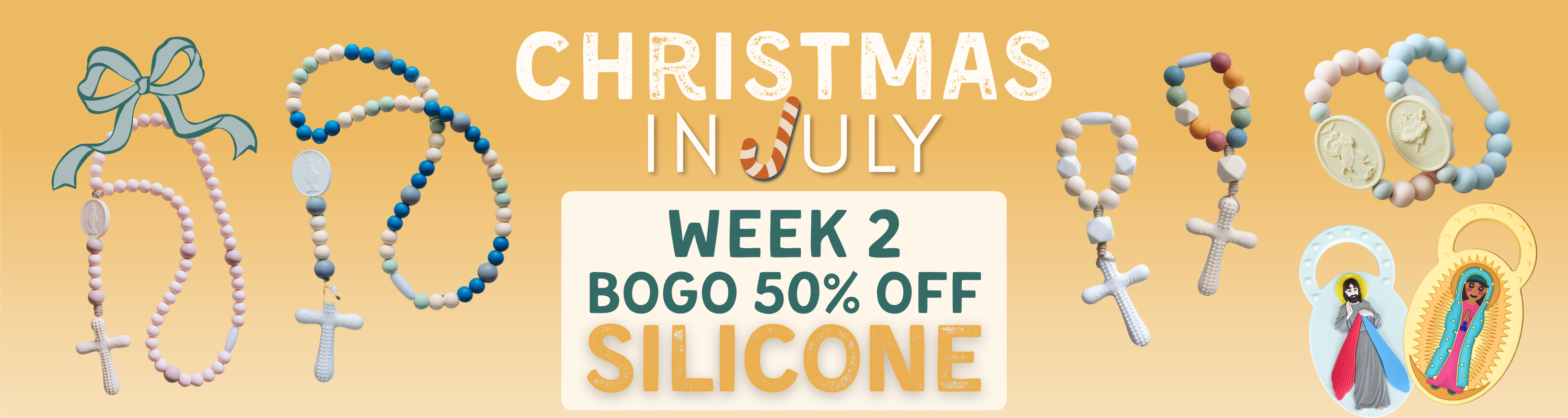 Silicone Rosaries, Decades & Teethers