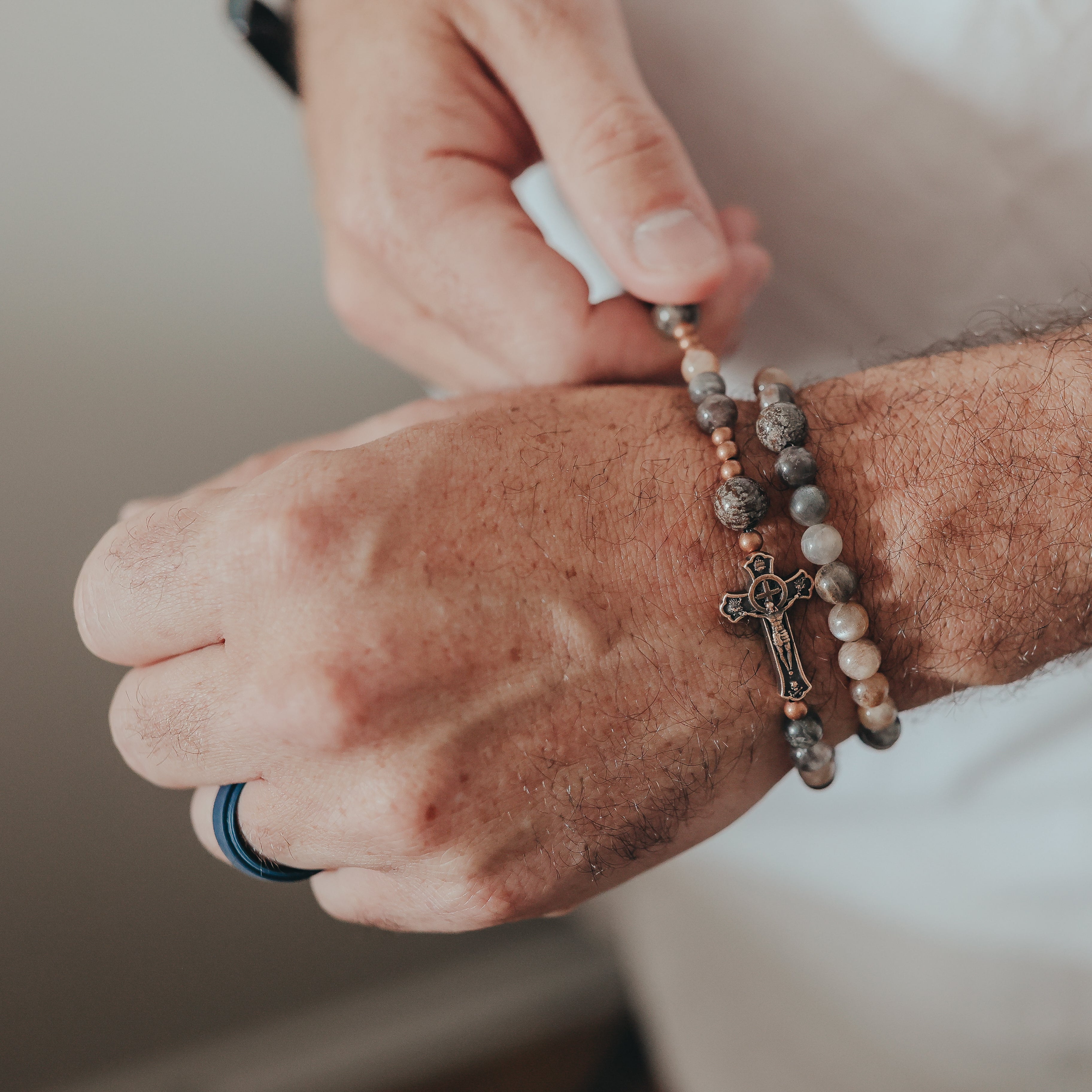 Abraham and Sarah | Couples Rosary Bracelet Set