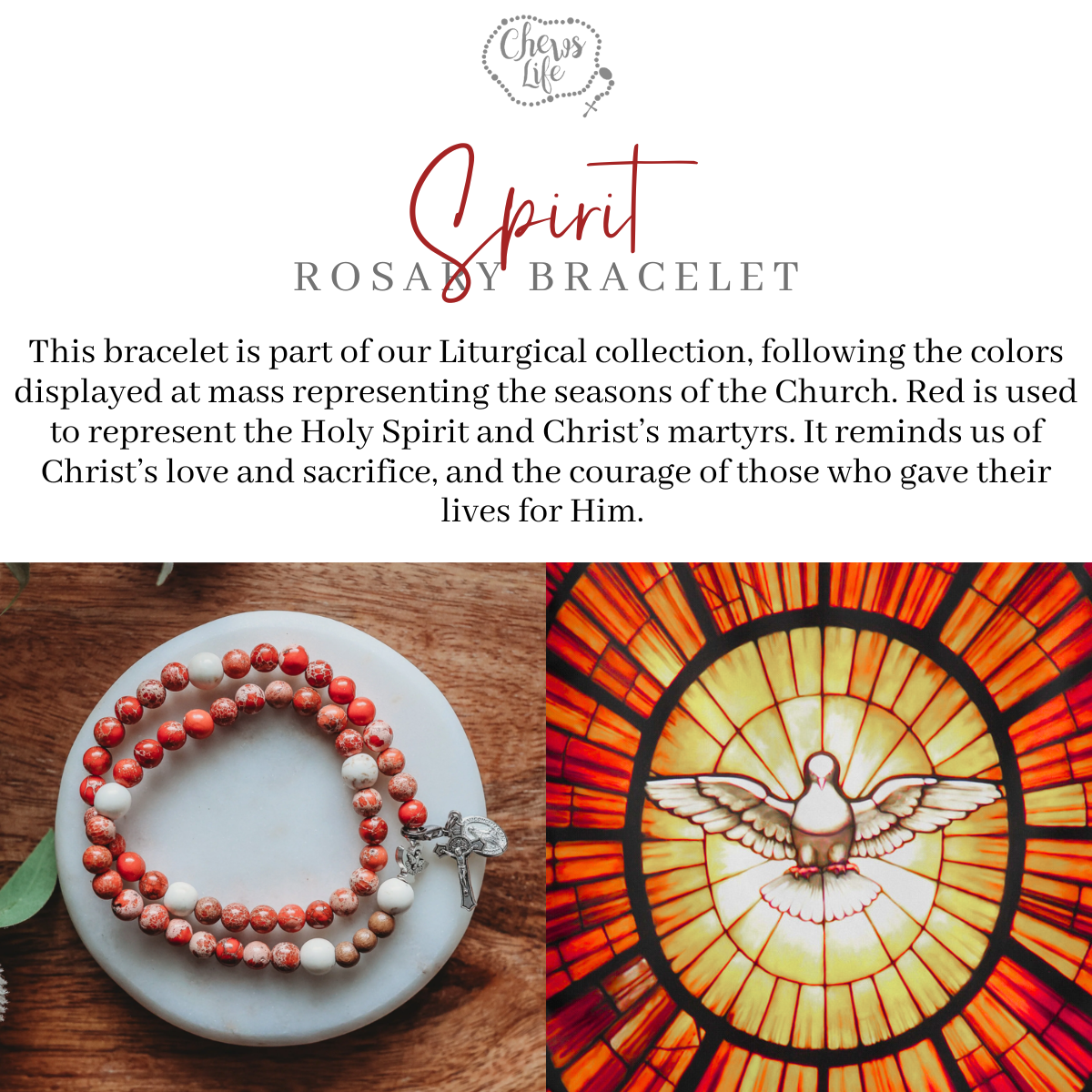 Spirit | Stretch & Wrap Rosary Bracelet