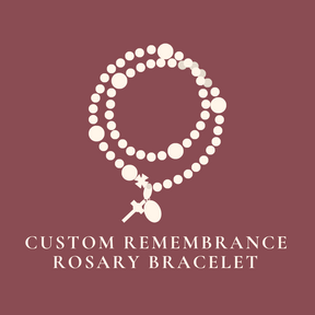 Custom Remembrance Rosary Bracelet