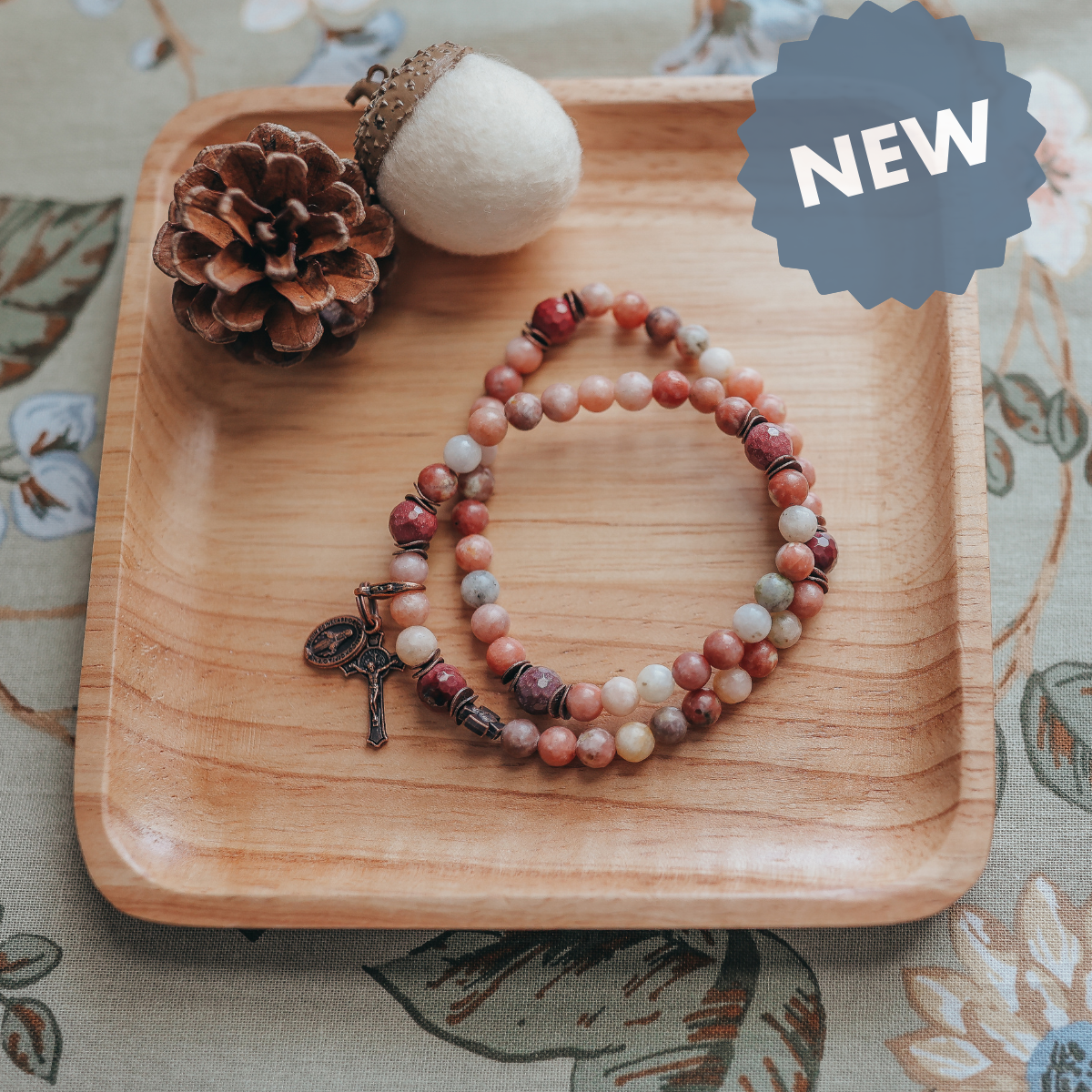 Saint Clare | Chews Life Rosary Bracelet | Fall Collection