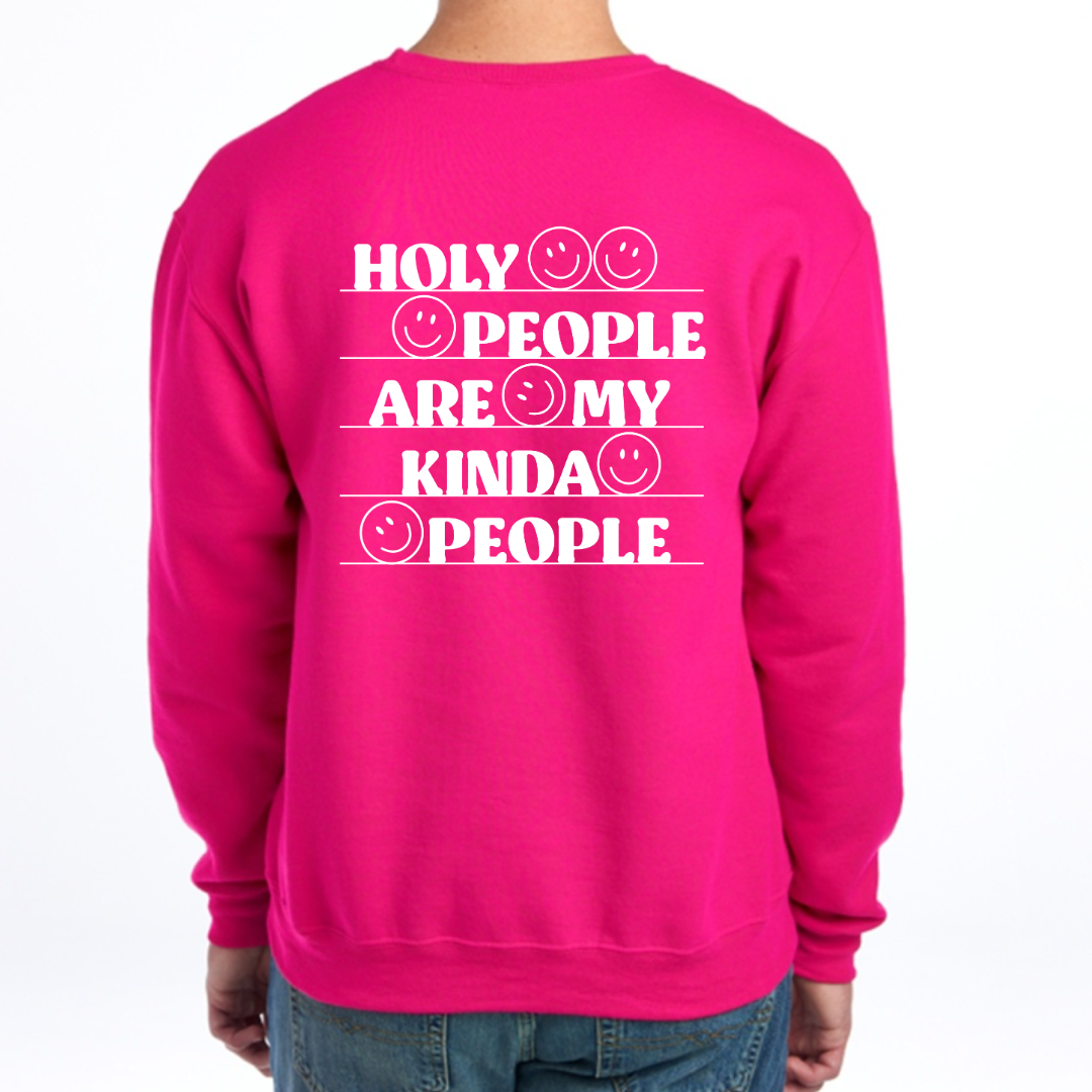 Holy People | Crew Neck | Cyber Pink