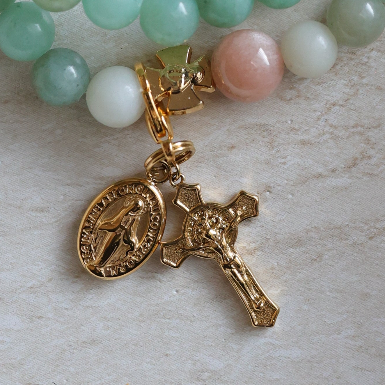 Gianna | Stretch & Wrap Rosary Bracelet