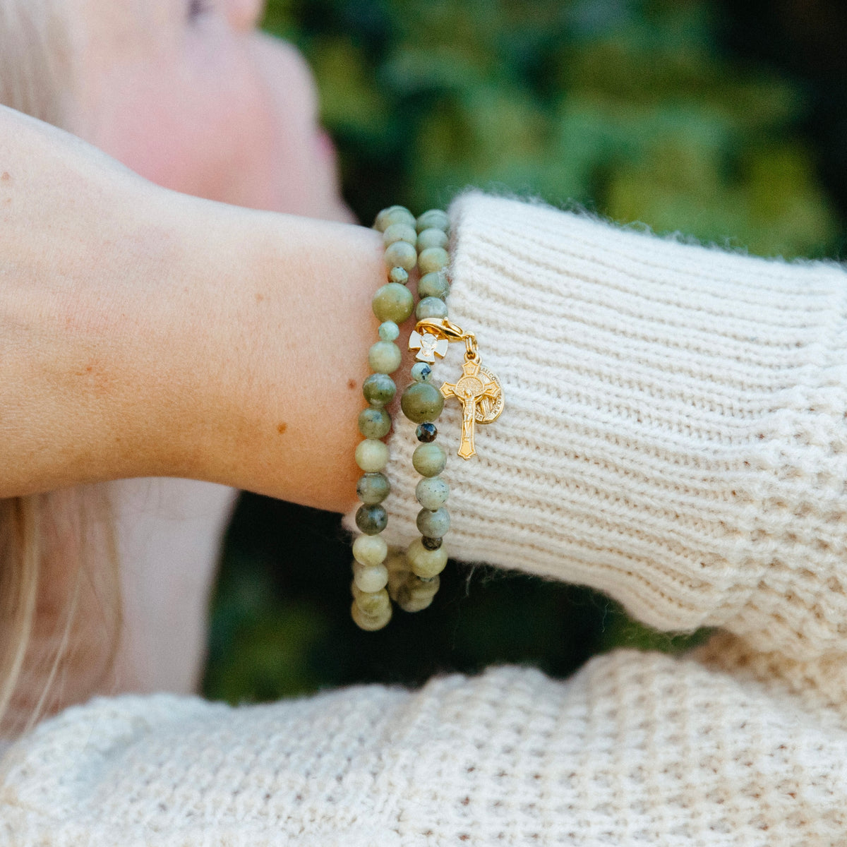 Remembrance Birthstone Rosary Bracelet