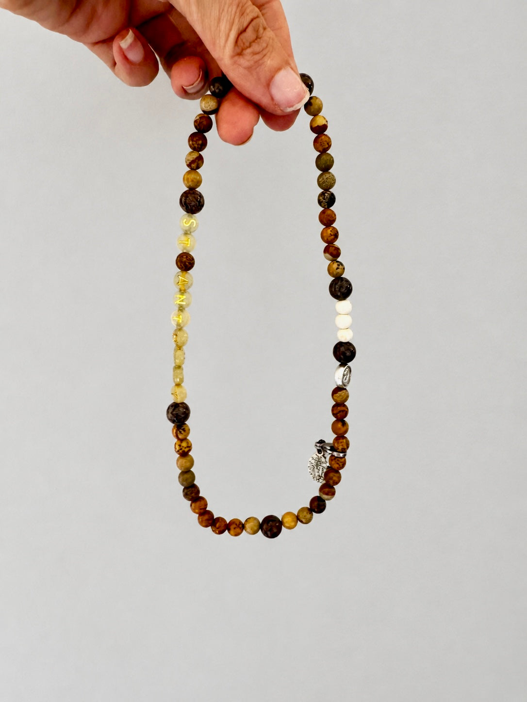 St.Anthony Double Wrap Rosary Bracelet | Glow in the Dark