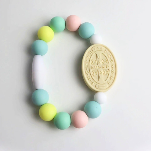 Neutral | Silicone Saint Benedict Saint Bracelet
