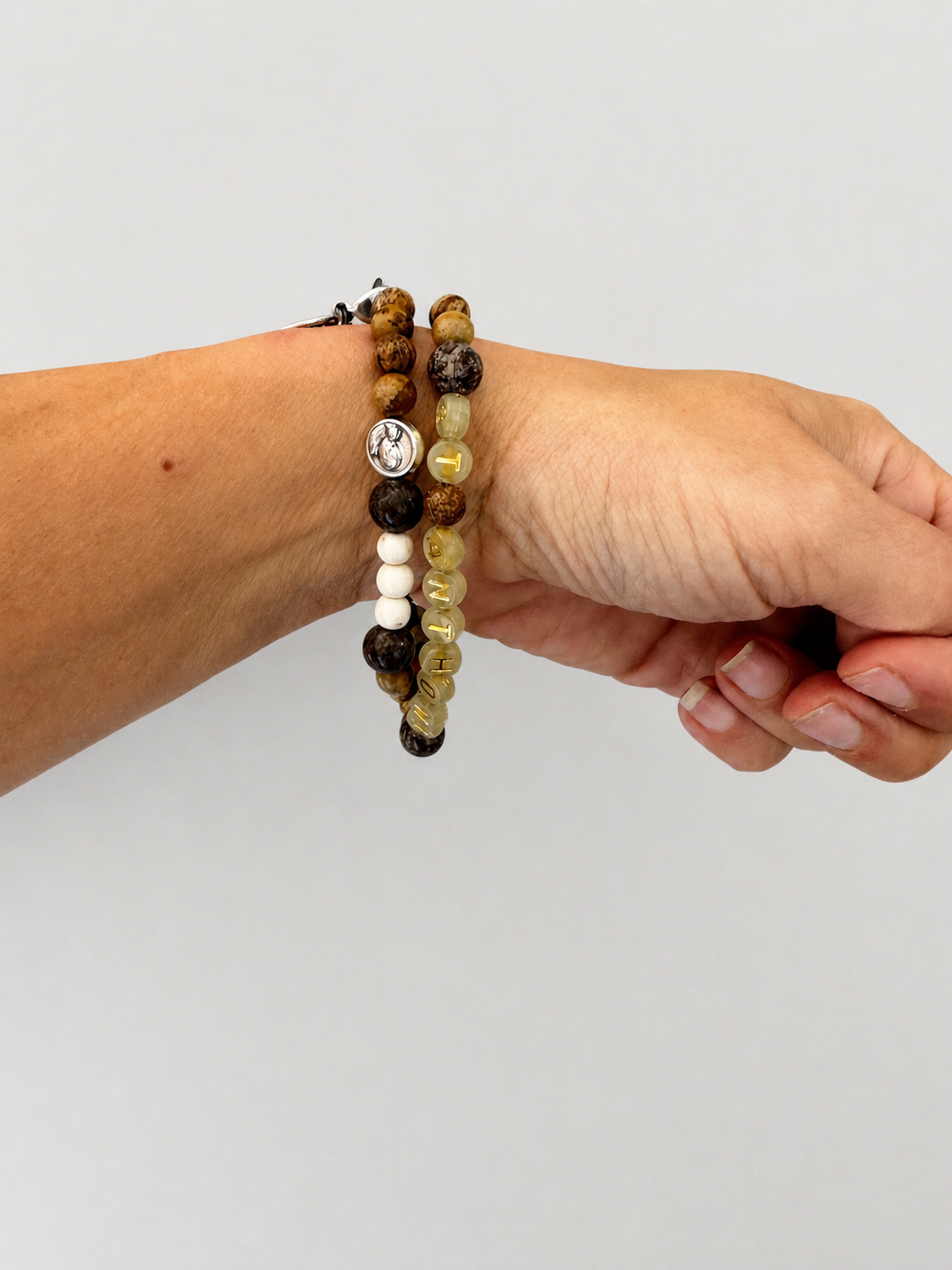 St.Anthony Double Wrap Rosary Bracelet | Glow in the Dark