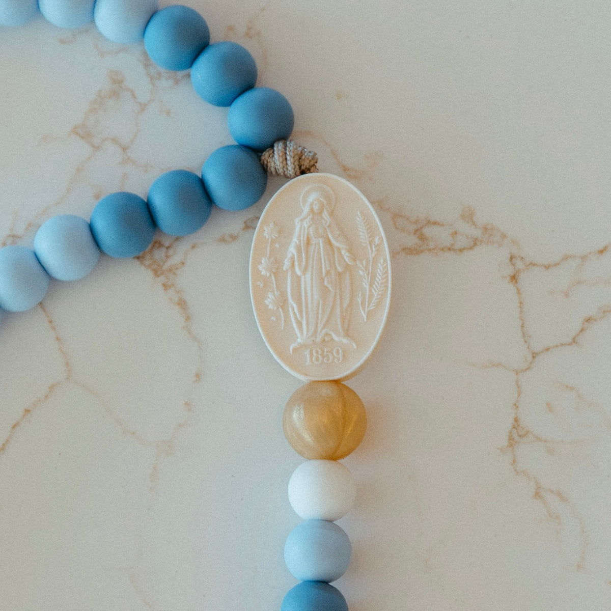 Our Lady of Champion Chews Life Silicone Rosary