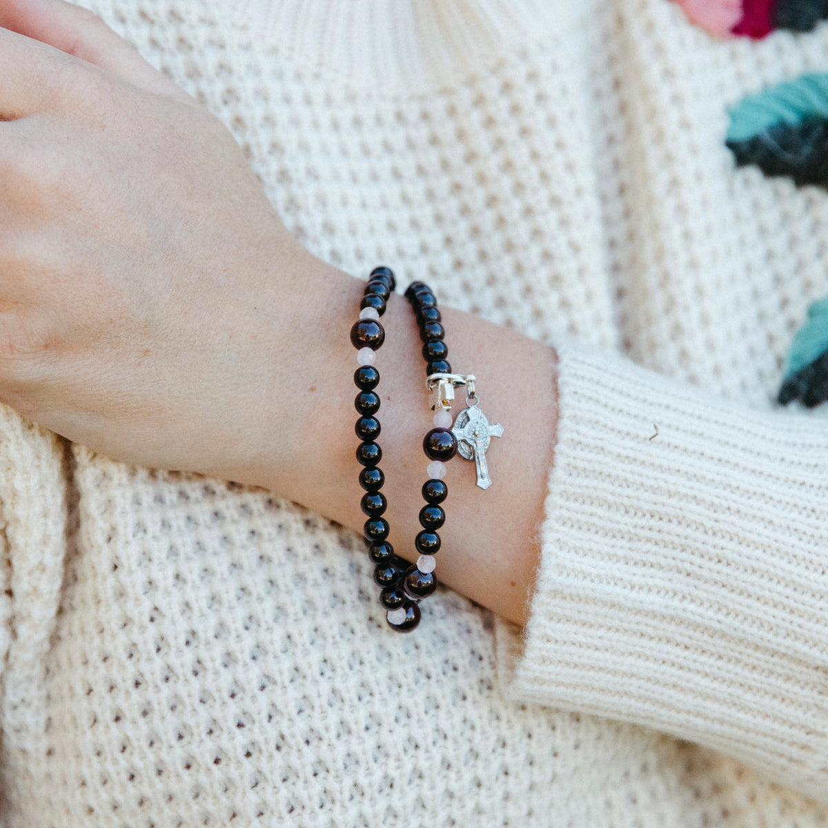 Remembrance Birthstone Rosary Bracelet