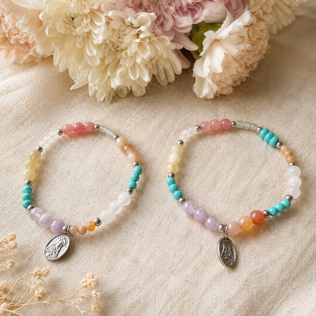 The Fleurette Gemstone Accent Bracelet
