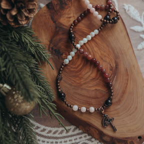 Advent | Triple Stretch & Wrap Rosary Bracelet | Seasonal Exclusive