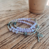 The Ascension | Triple Stretch & Wrap Rosary Bracelet