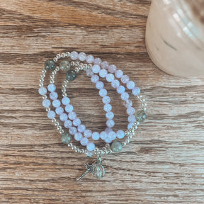 The Ascension | Triple Stretch & Wrap Rosary Bracelet