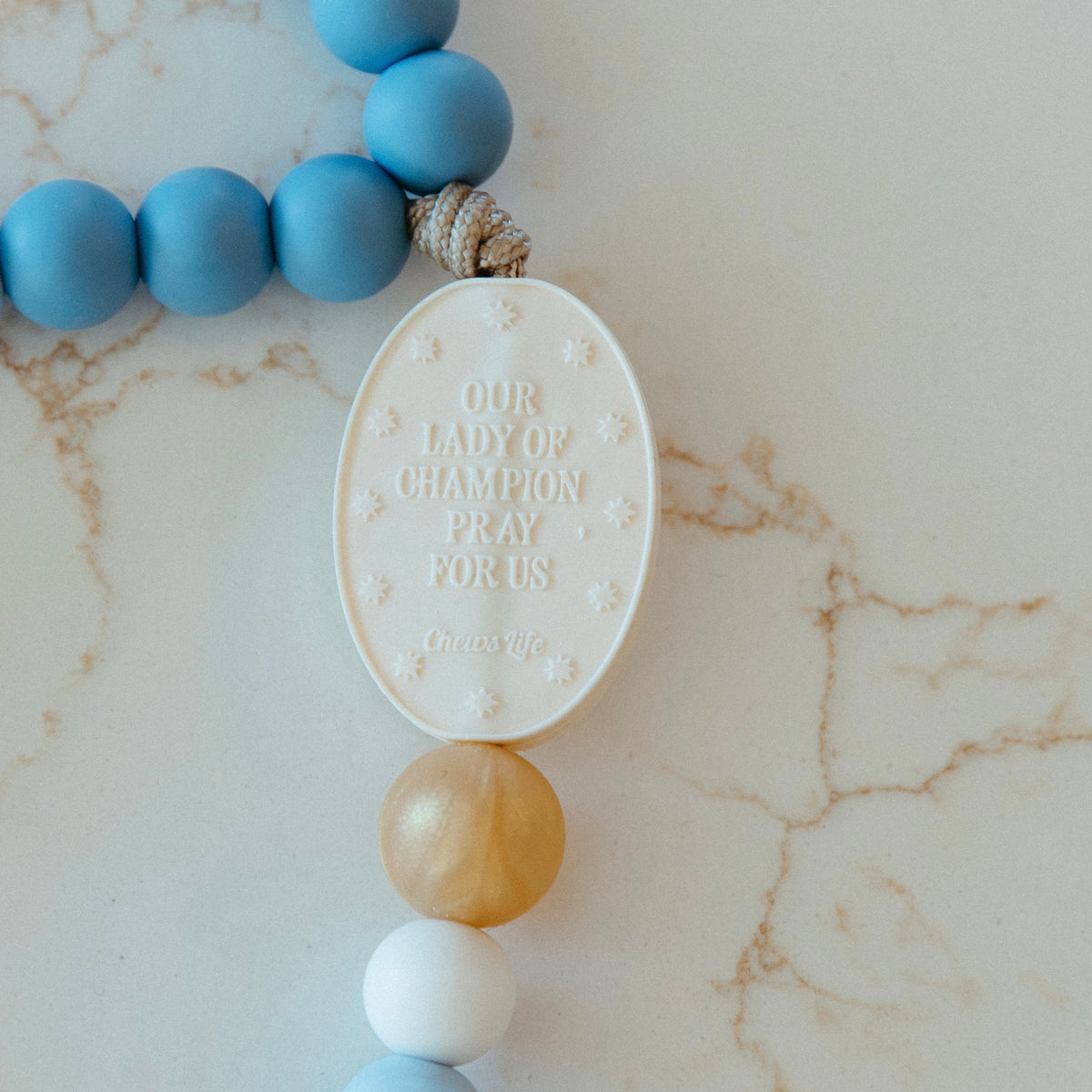 Our Lady of Champion Chews Life Silicone Rosary