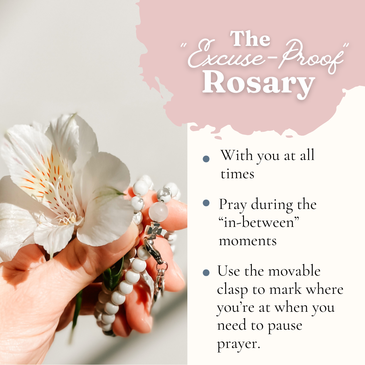 Glory | Stretch & Wrap Rosary Bracelet