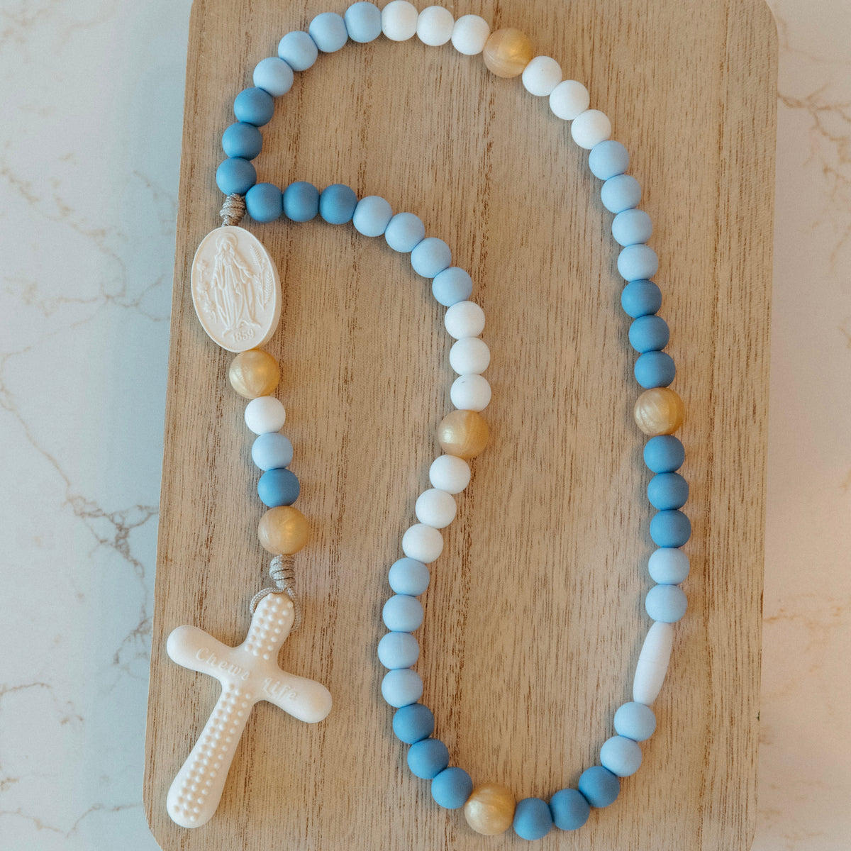 Our Lady of Champion Chews Life Silicone Rosary