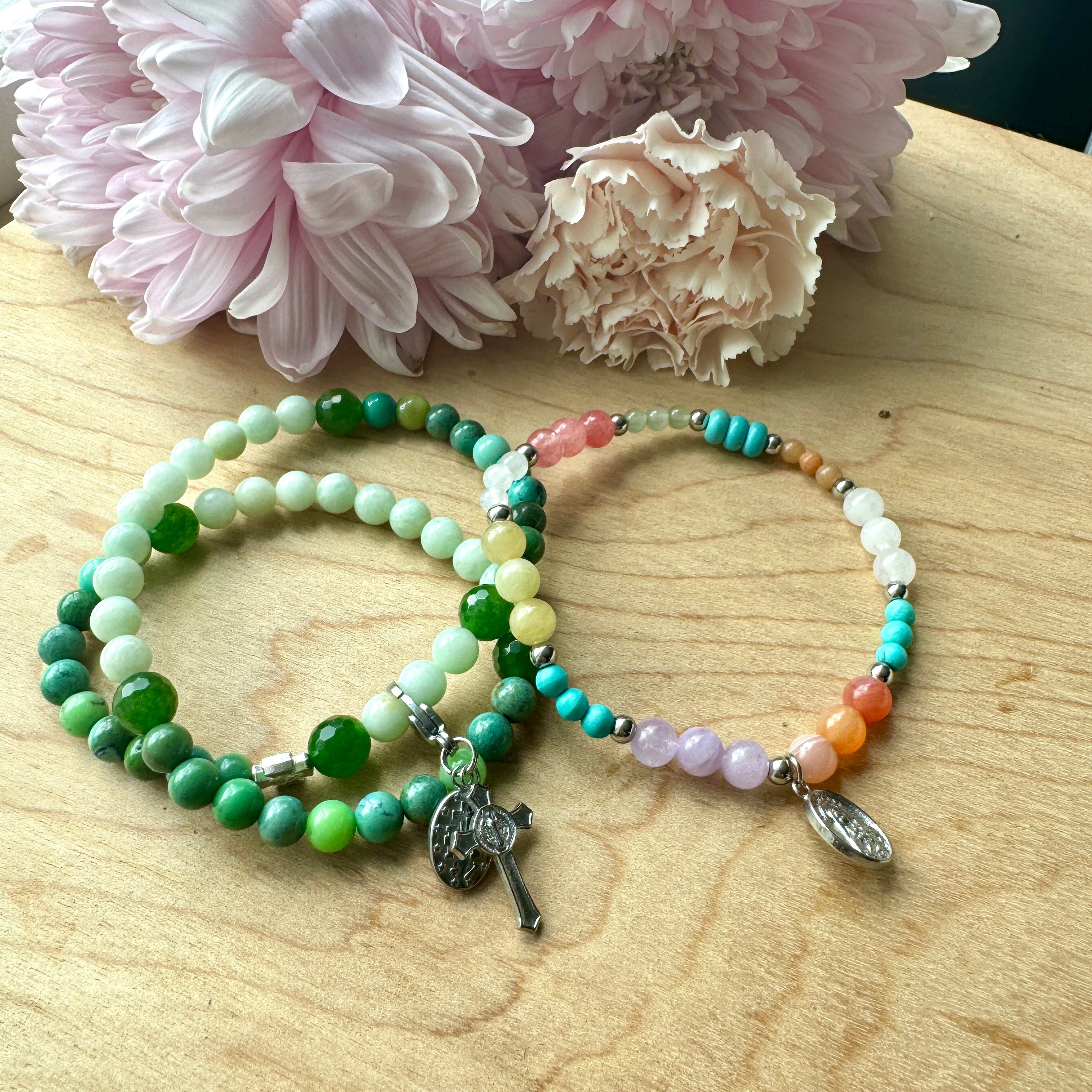 The Fleurette Gemstone Accent Bracelet