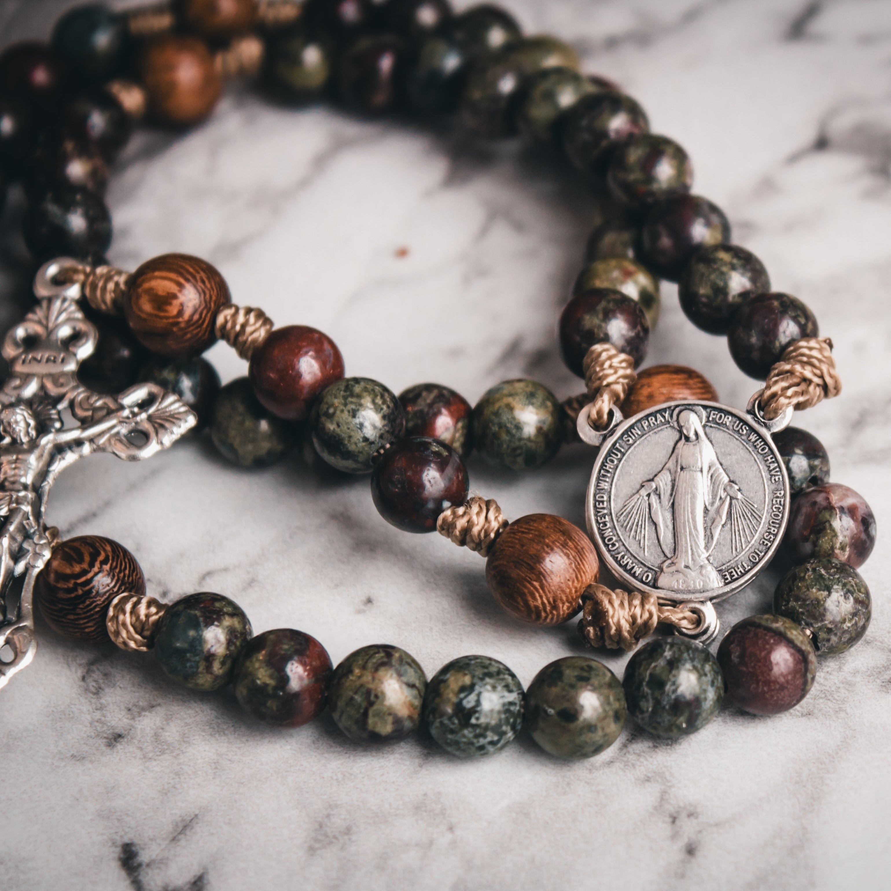 St.Joseph | Traditional Gemstone Rosary