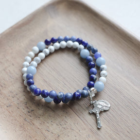 Calcutta | Stretch & Wrap Rosary Bracelet