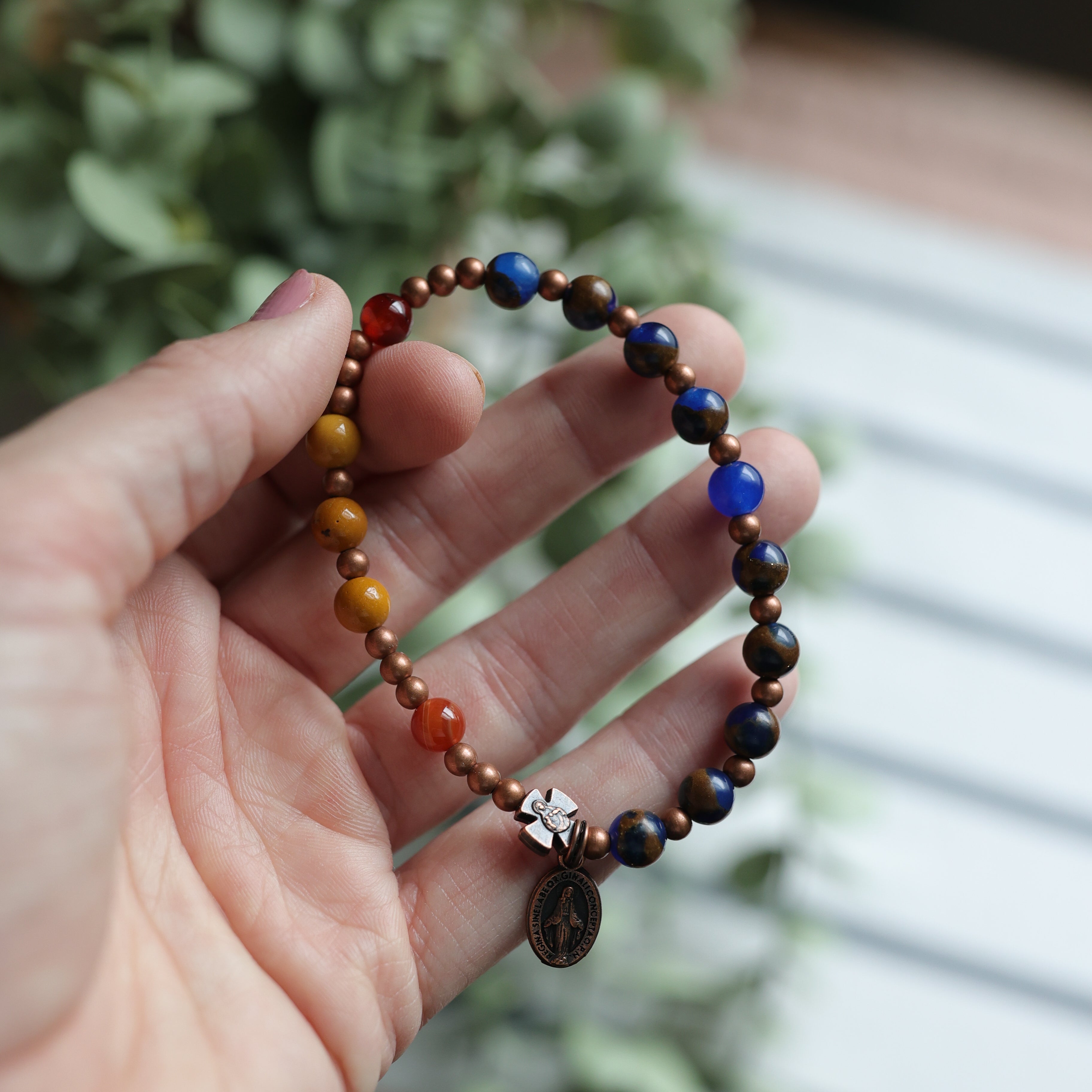 Saint Carlo | Gemstone Decade Bracelet