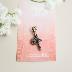 Miraculous Medal & Crucifix | Bookmark Charm