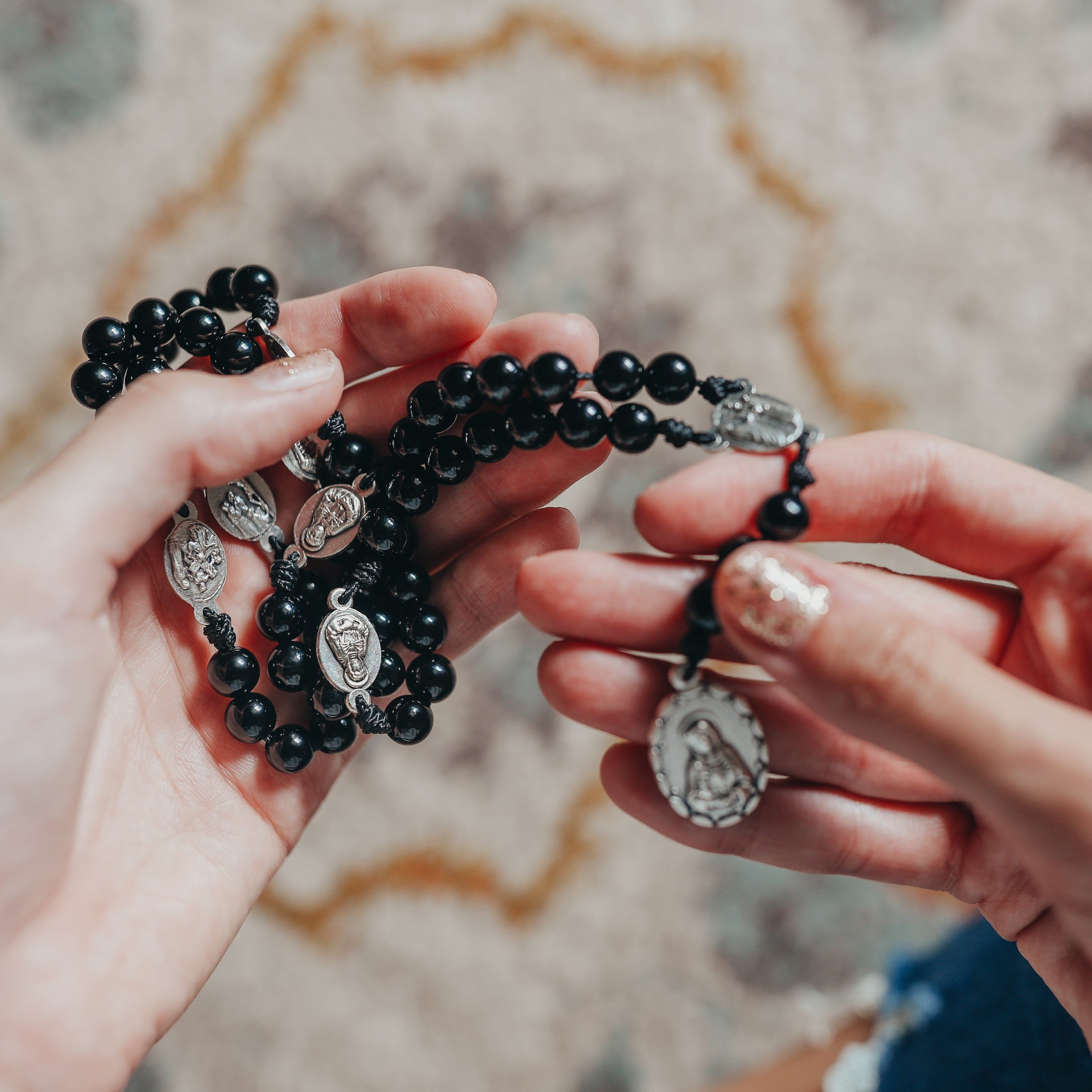 Seven Sorrows Gemstone Rosary | Limited Edition