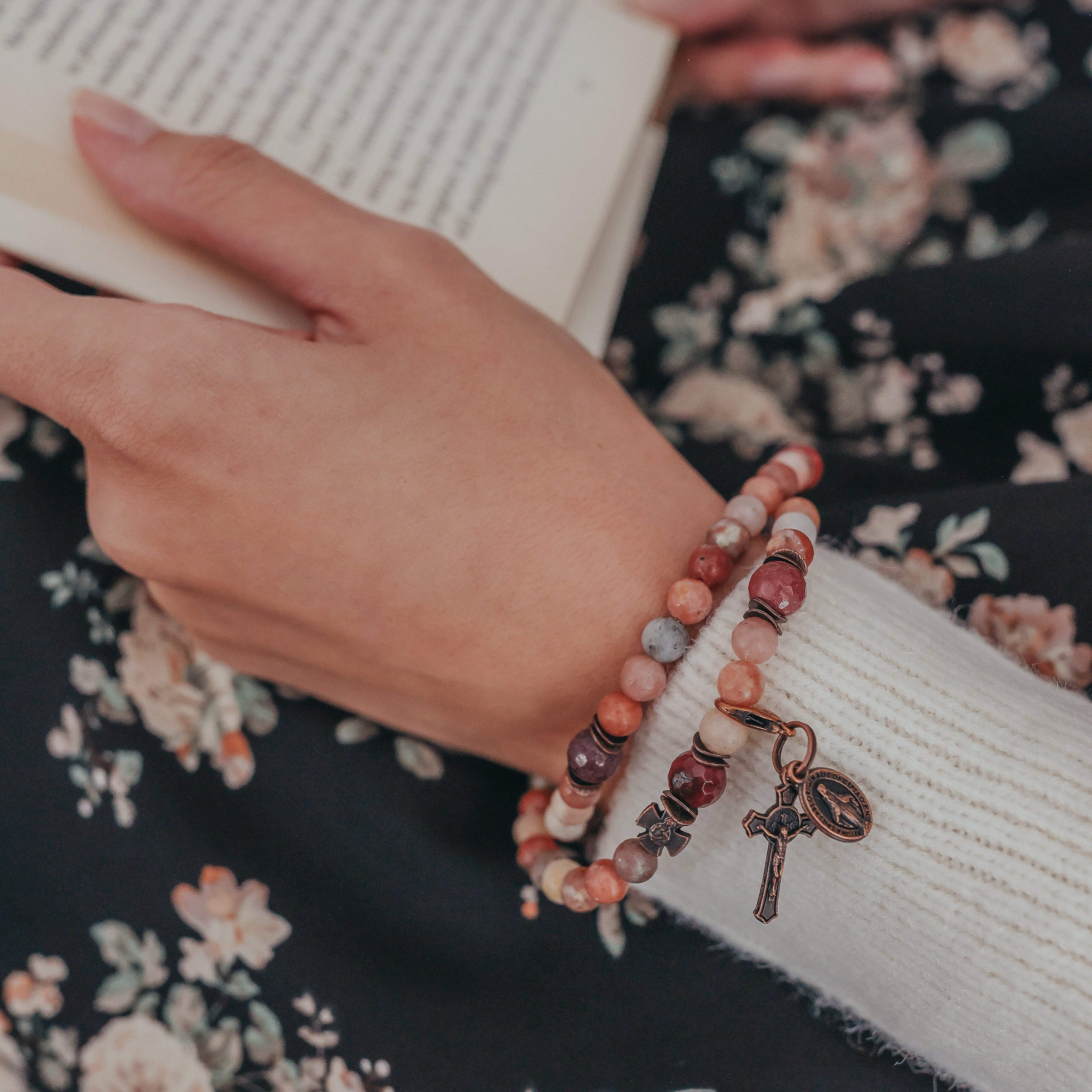 Saint Clare | Chews Life Rosary Bracelet | Fall Collection