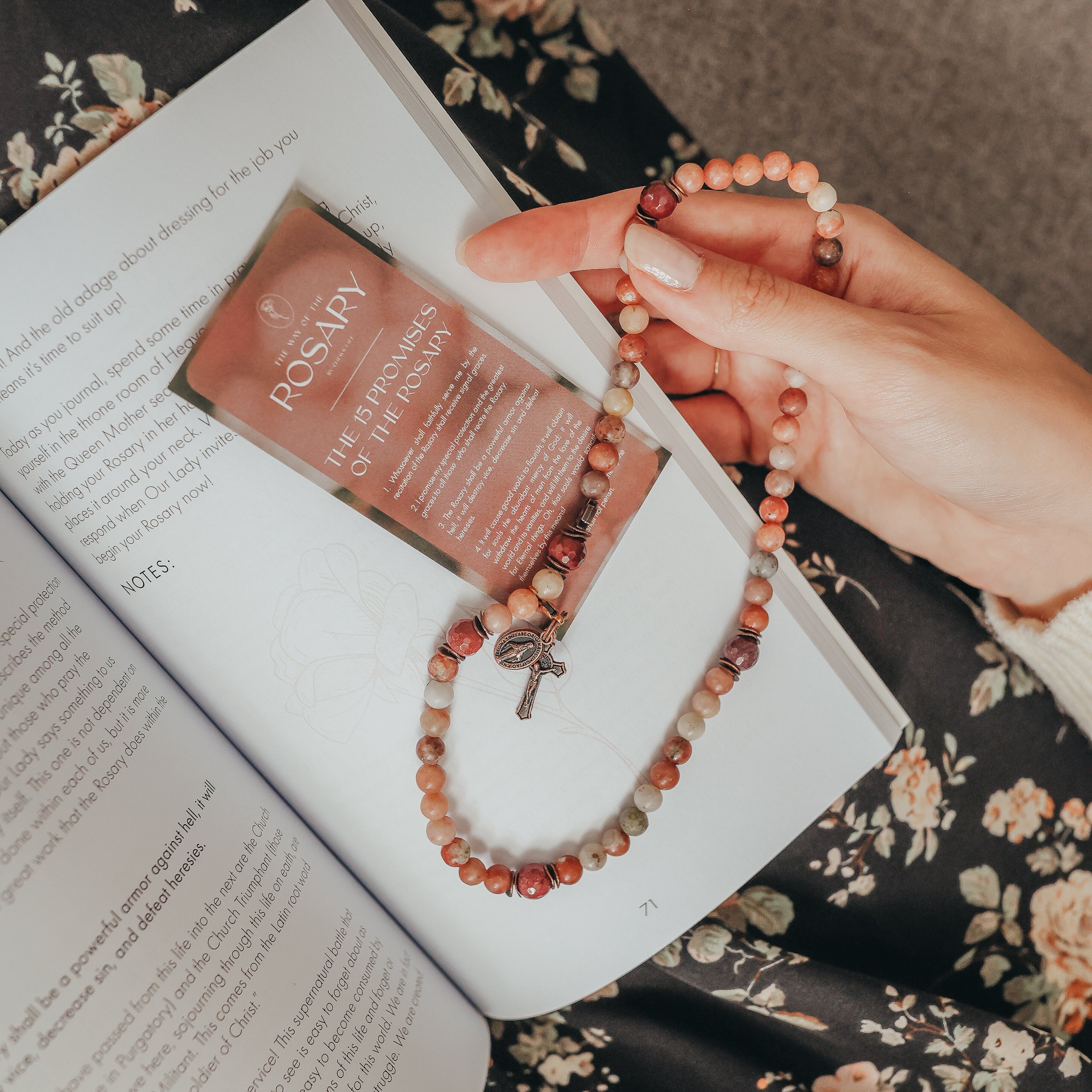Saint Clare | Chews Life Rosary Bracelet | Fall Collection