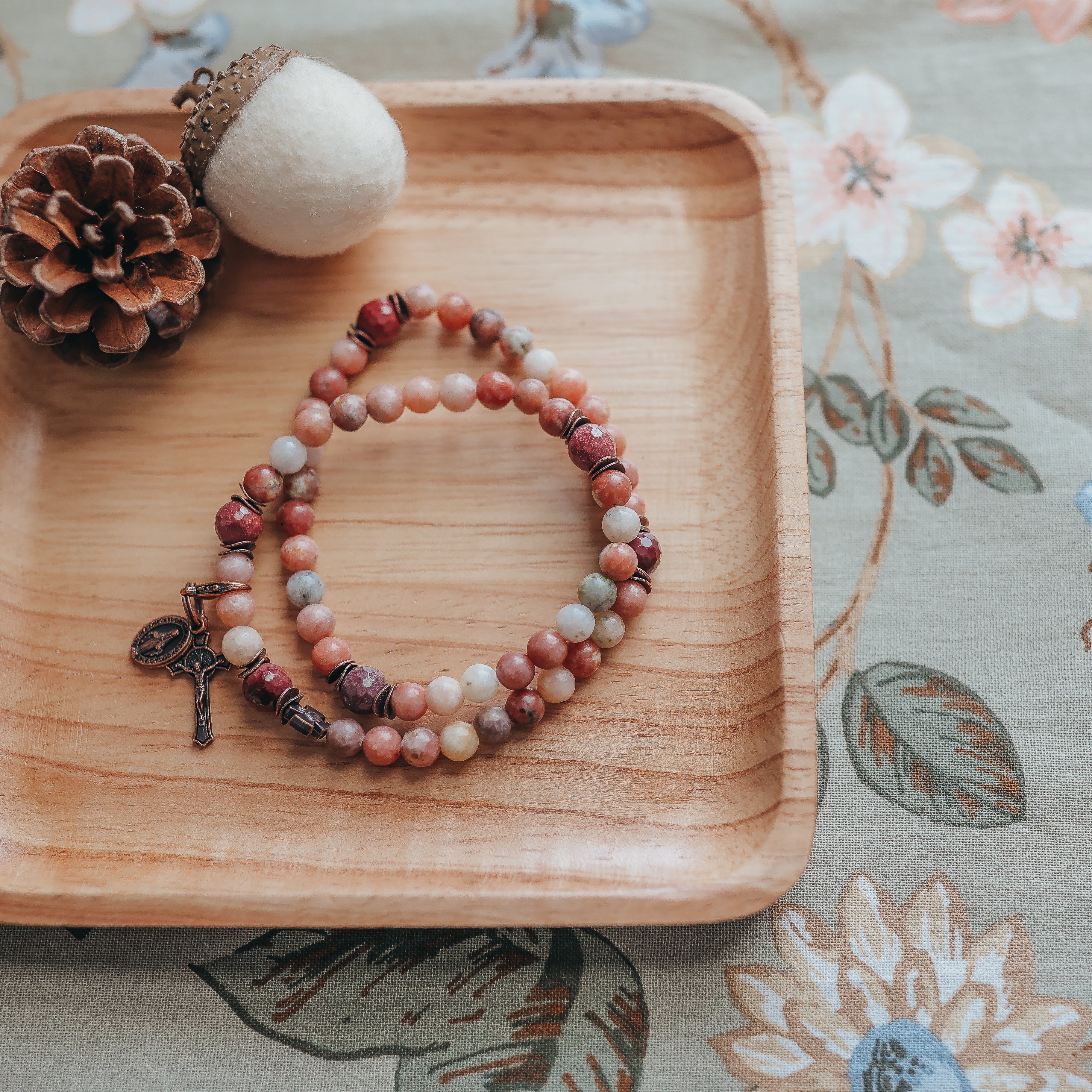Saint Clare | Chews Life Rosary Bracelet | Fall Collection