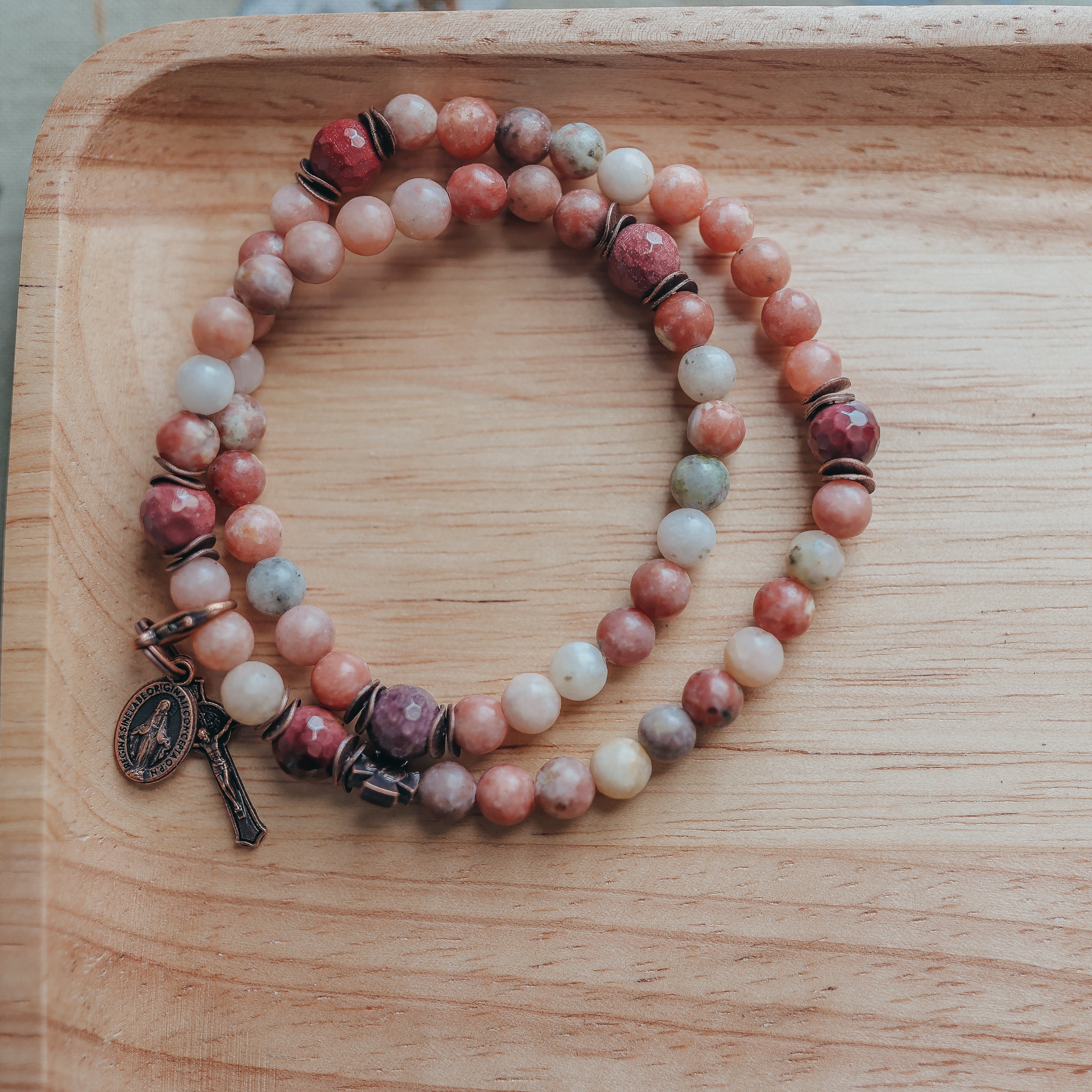 Saint Clare | Chews Life Rosary Bracelet | Fall Collection