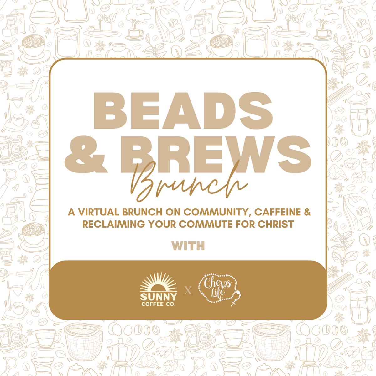 Beads & Brews Brunch | Virtual Event Ticket