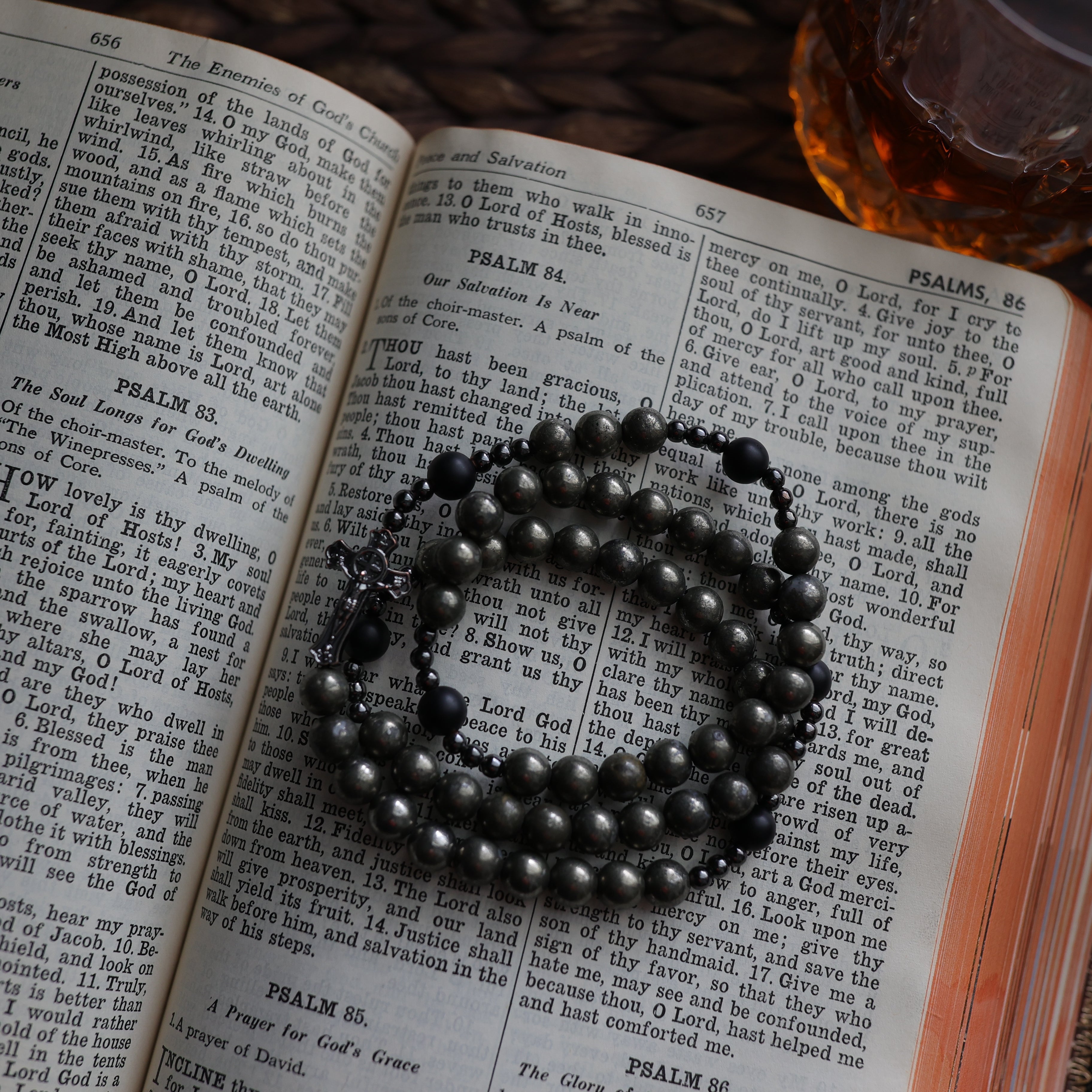 St. Michael | Men's Triple Wrap Rosary Bracelet