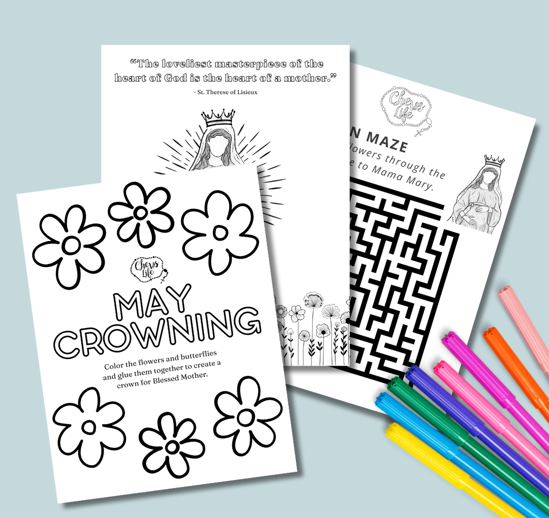 May Crowning Coloring Pages | Download