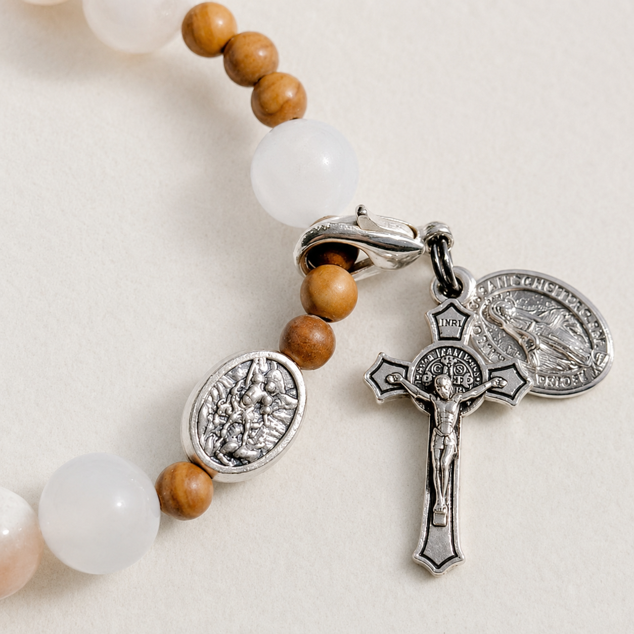 Custom Patron Saint Decade Bracelet
