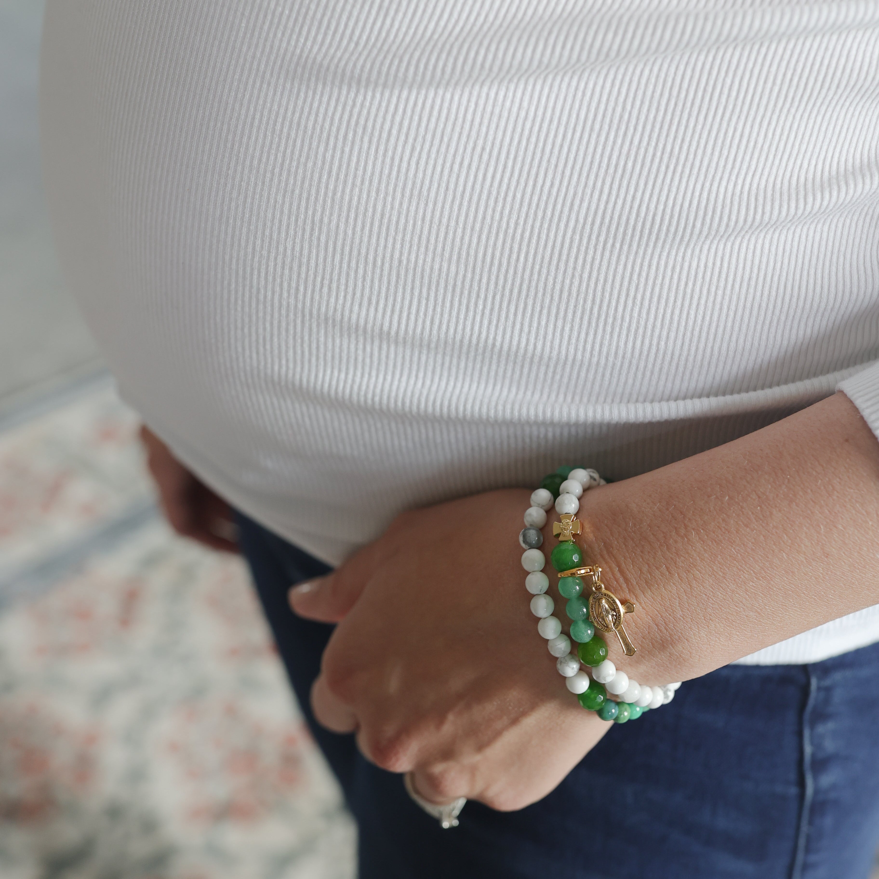 St.Patrick | Limited Edition| Gemstone Rosary Bracelet
