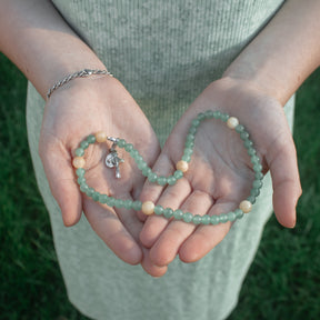 Dymphna | Stretch & Wrap Rosary Bracelet