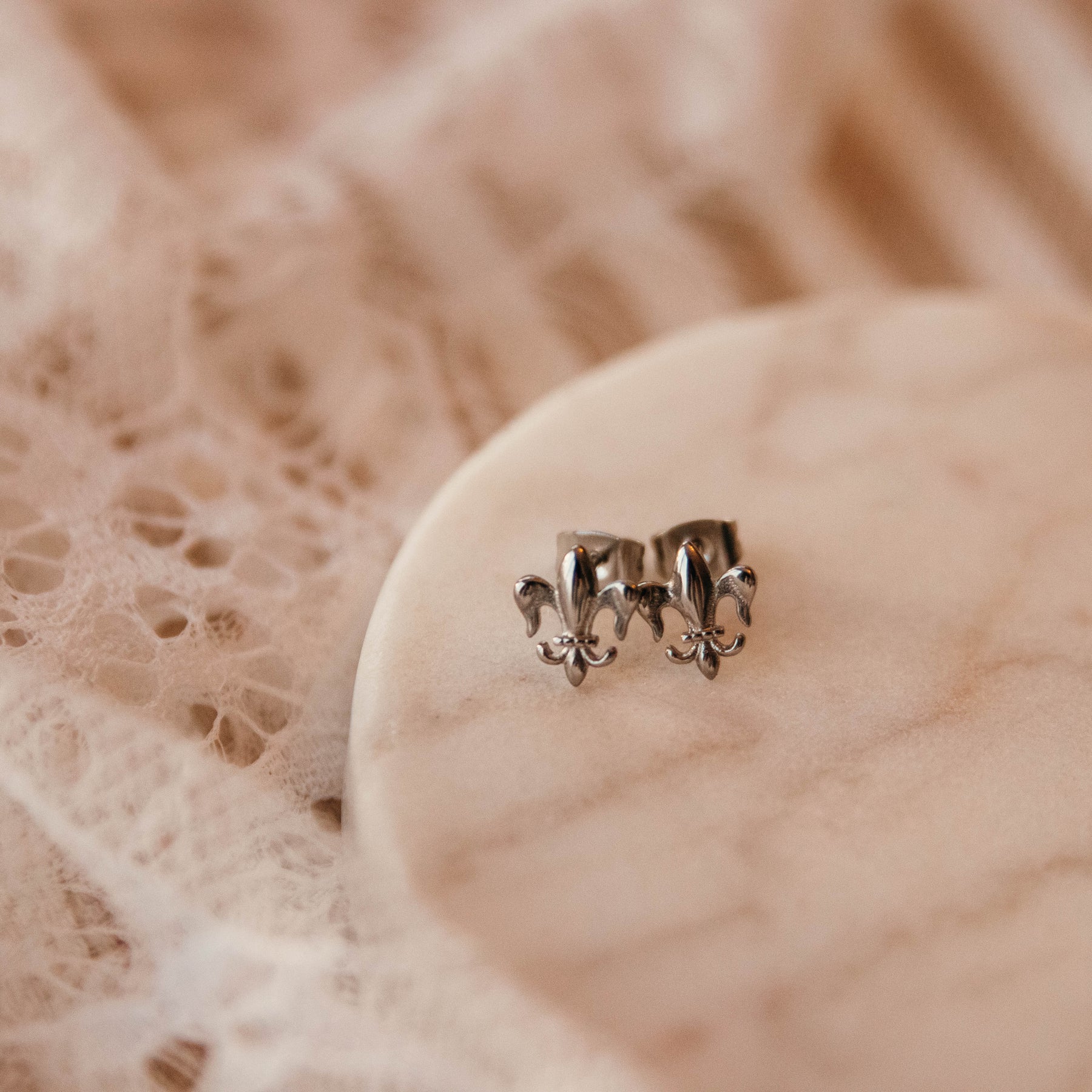 Fleur de Lis | Stud Earrings