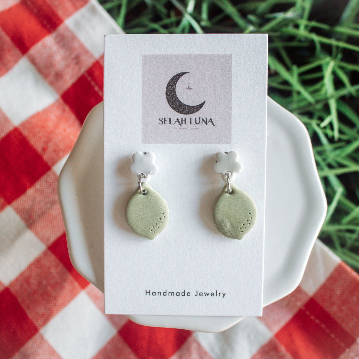 Lively Lime | Earrings by Selah Luna