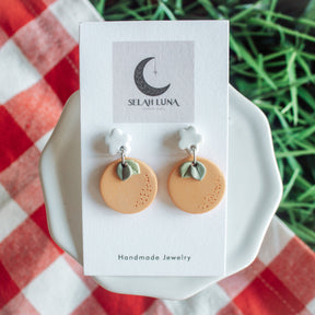 Cutie Clementine | Earrings by Selah Luna