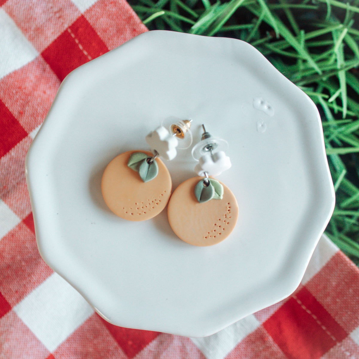 Cutie Clementine | Earrings by Selah Luna