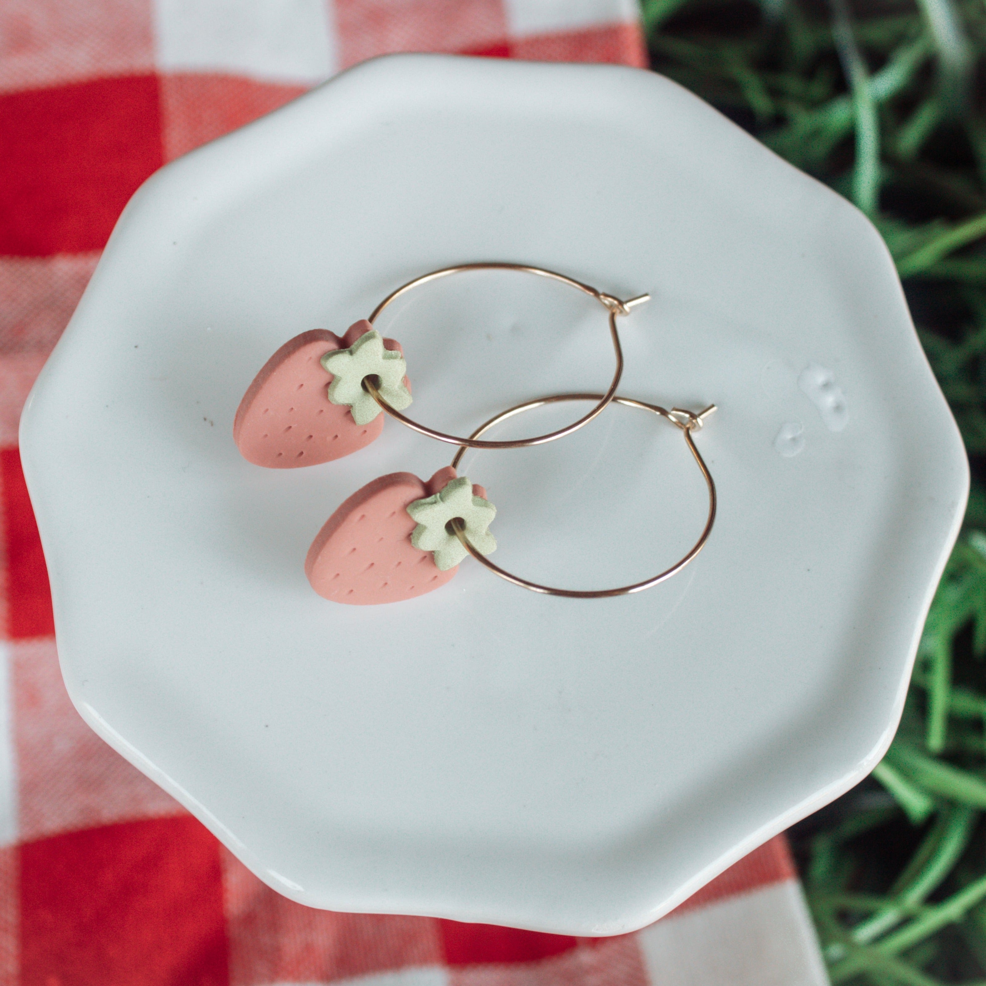 Strawberry Bliss | Earrings by Selah Luna