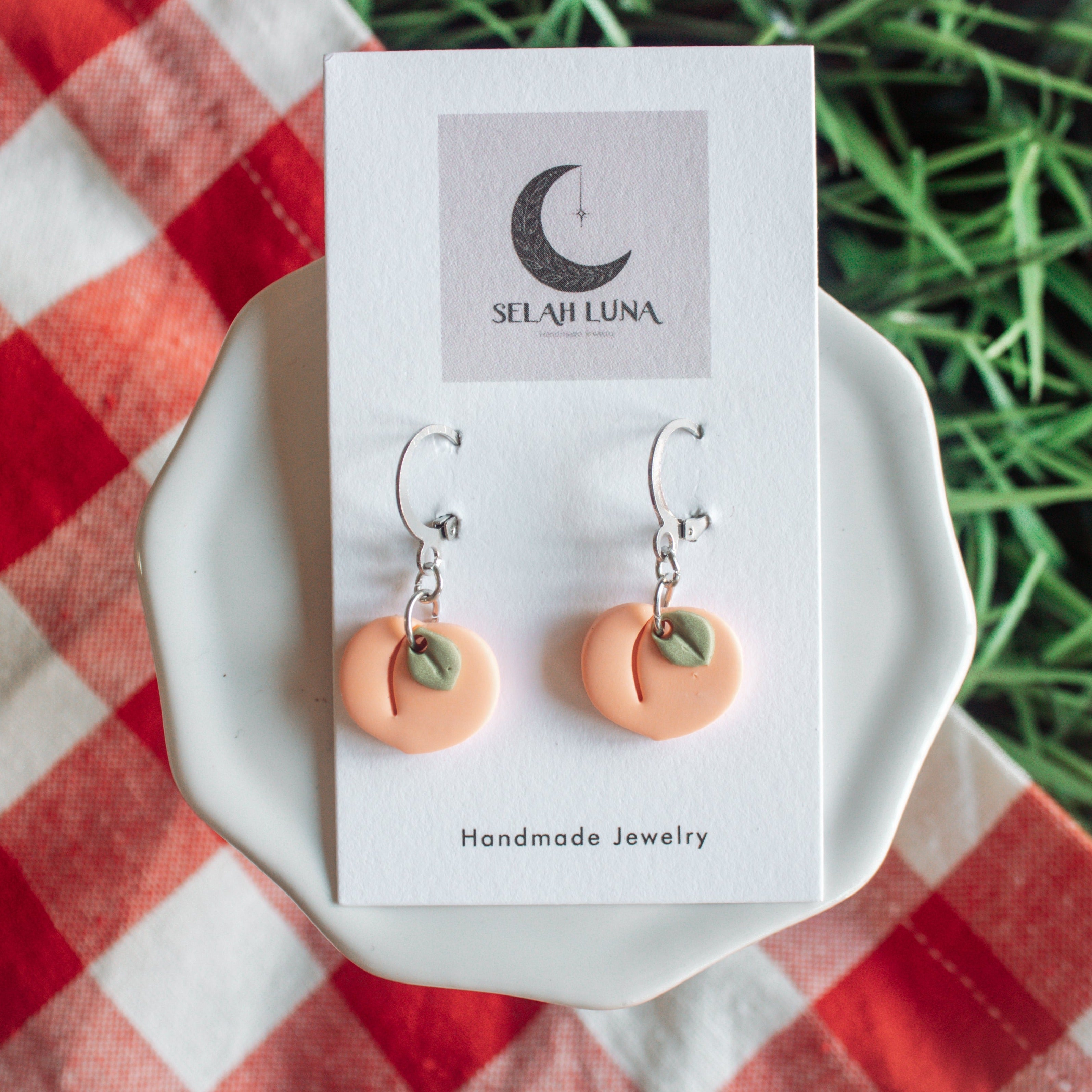 Pretty in Peach | Earrings by Selah Luna