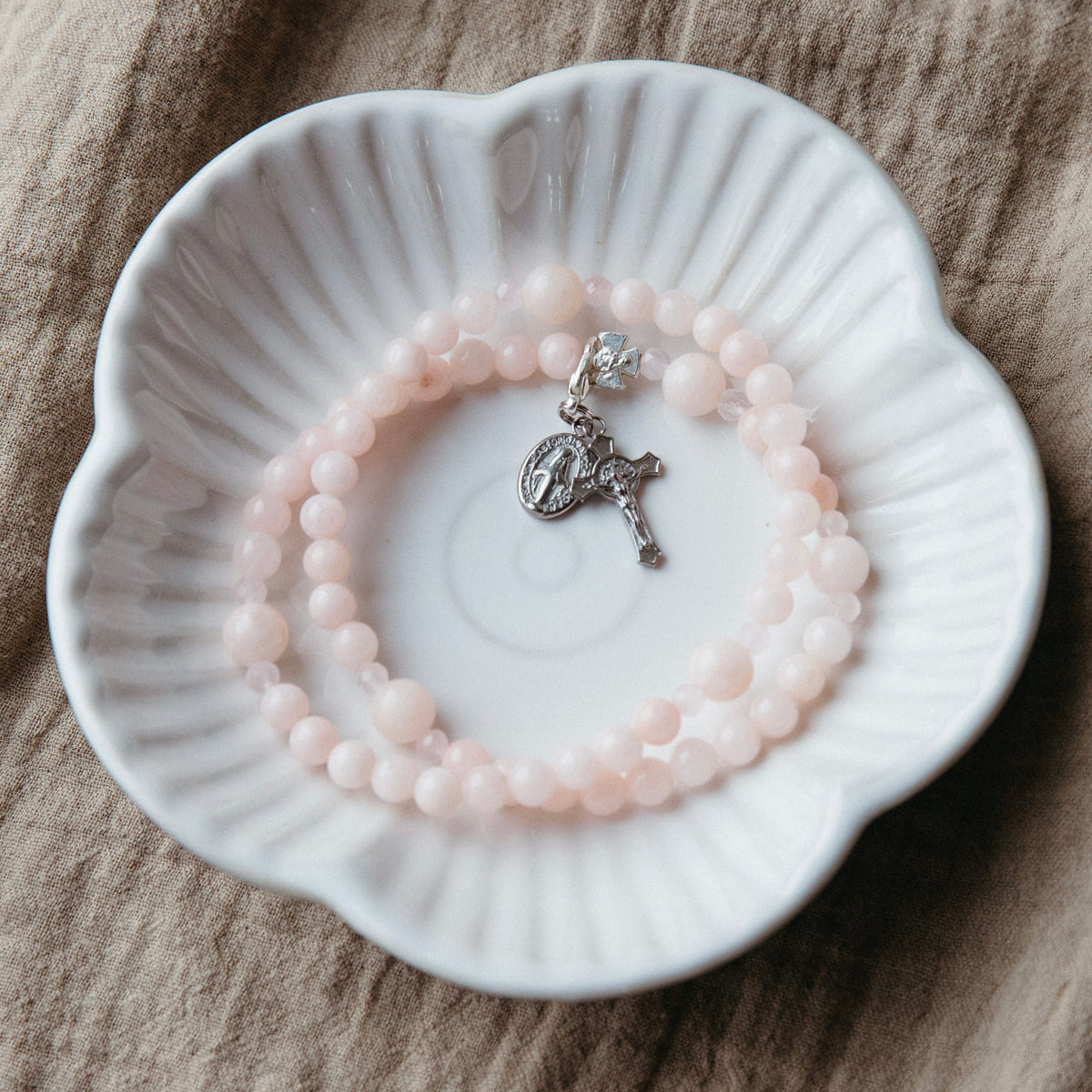 Remembrance Birthstone Rosary Bracelet