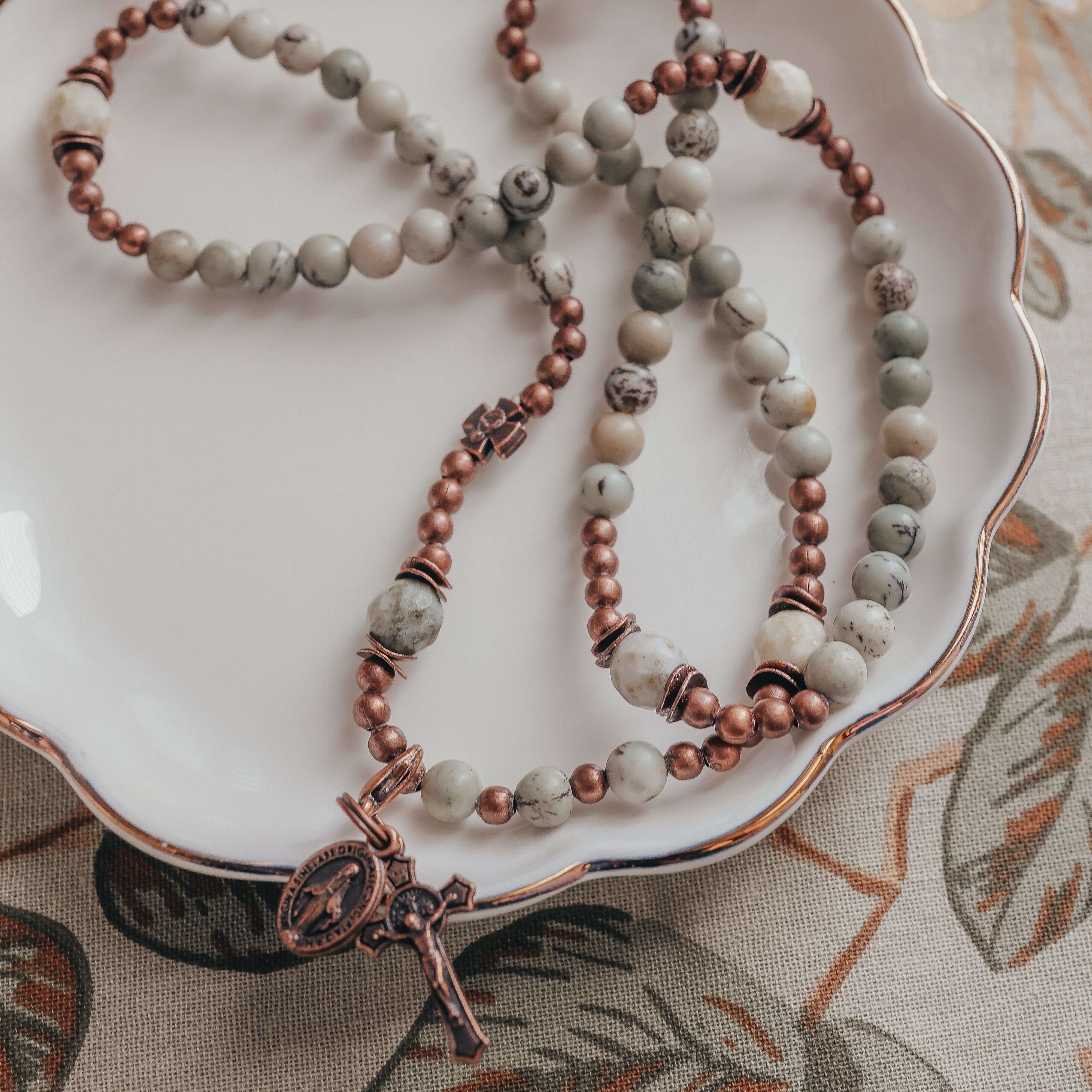 Saint Francis | Chews Life Triple Wrap Rosary Bracelet | Fall Collection