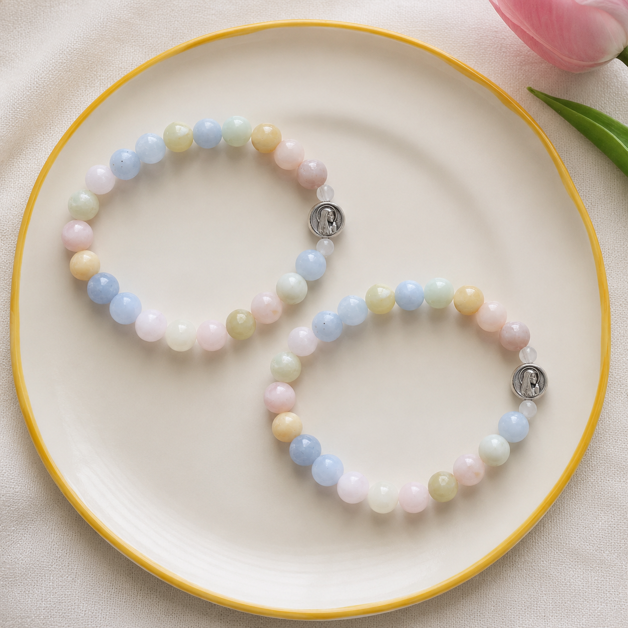 St. Gerard | Prayer Partner Bracelet Set | Hope Collection