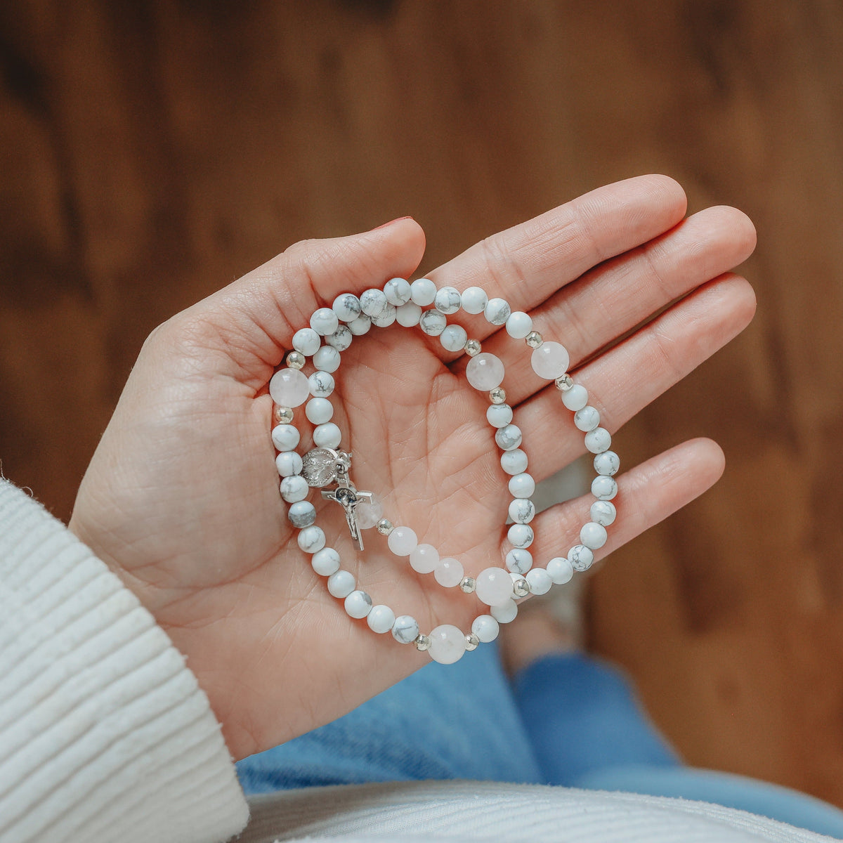 Glory | Stretch & Wrap Rosary Bracelet