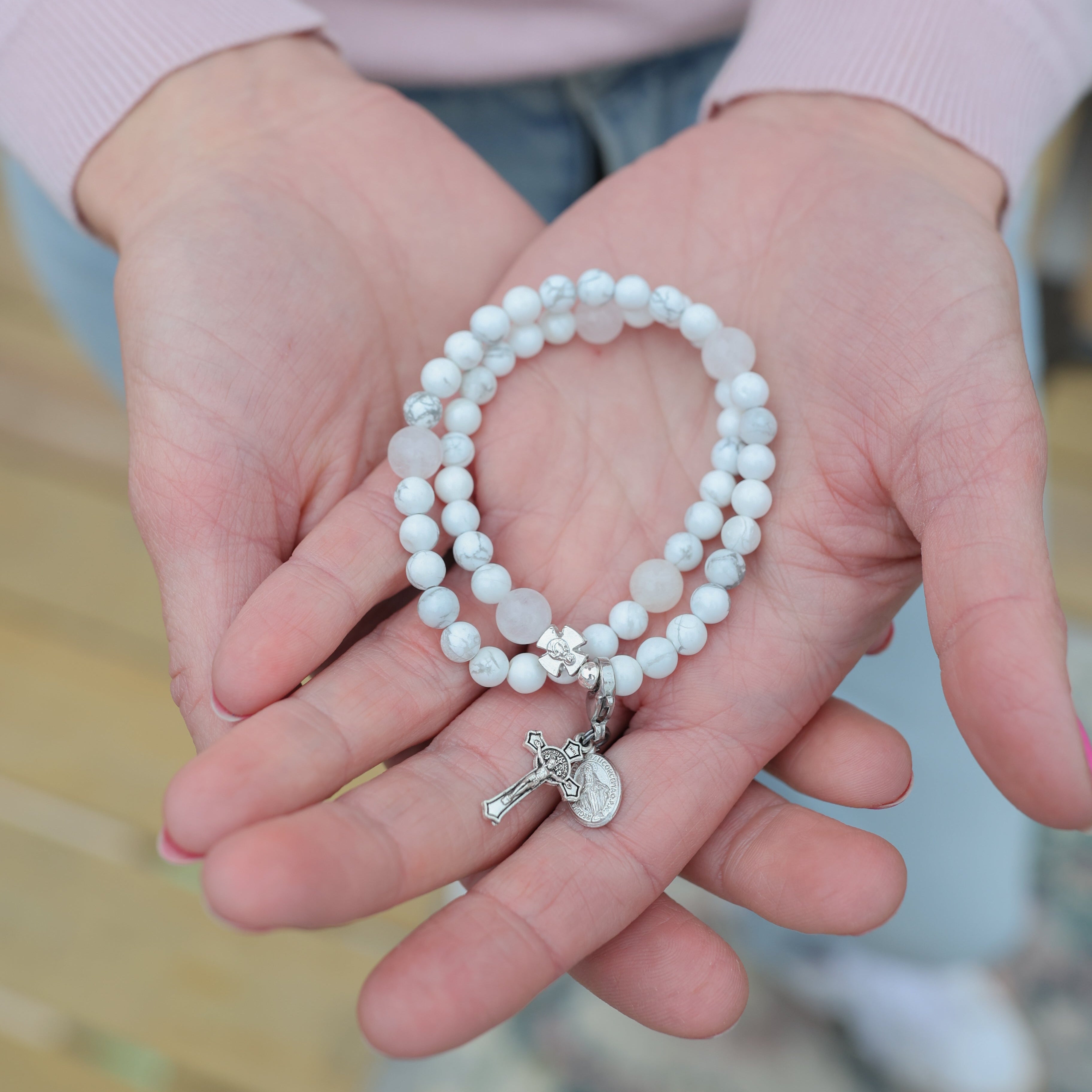 Glory | Stretch & Wrap Rosary Bracelet