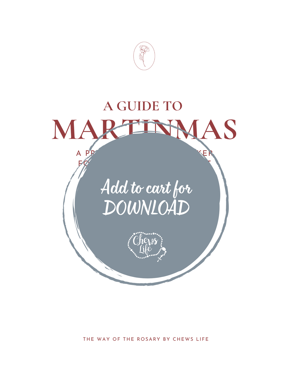 A Guide to Martinmas & Advent Fasting Tracker | Digital Download